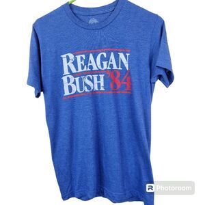Ann Arbor Vintage Inspired Reagan Bush '84 Short Sleeve Tee Small